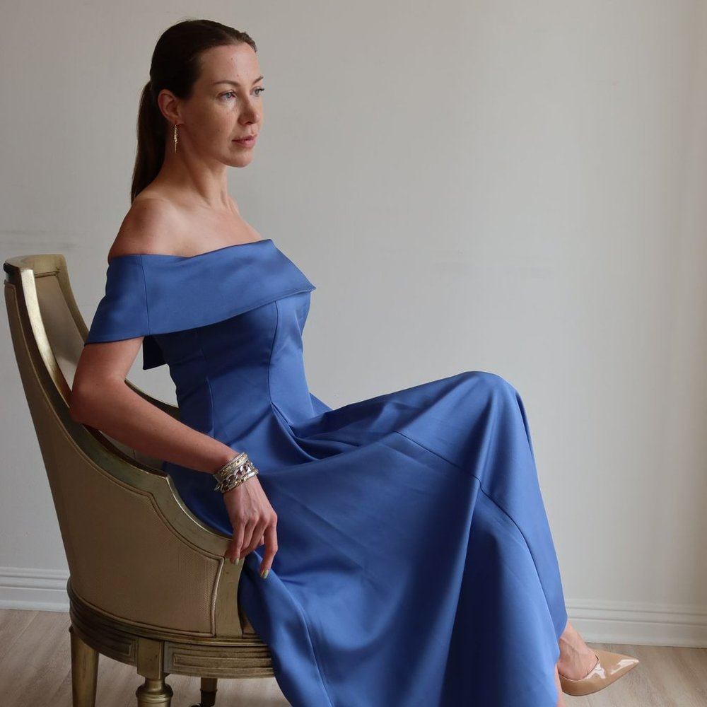 John Paul Ataker 1280-1871 A-Line Off the Shoulder Gown